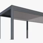 Pergola Detailansicht mit Zip-Screen
