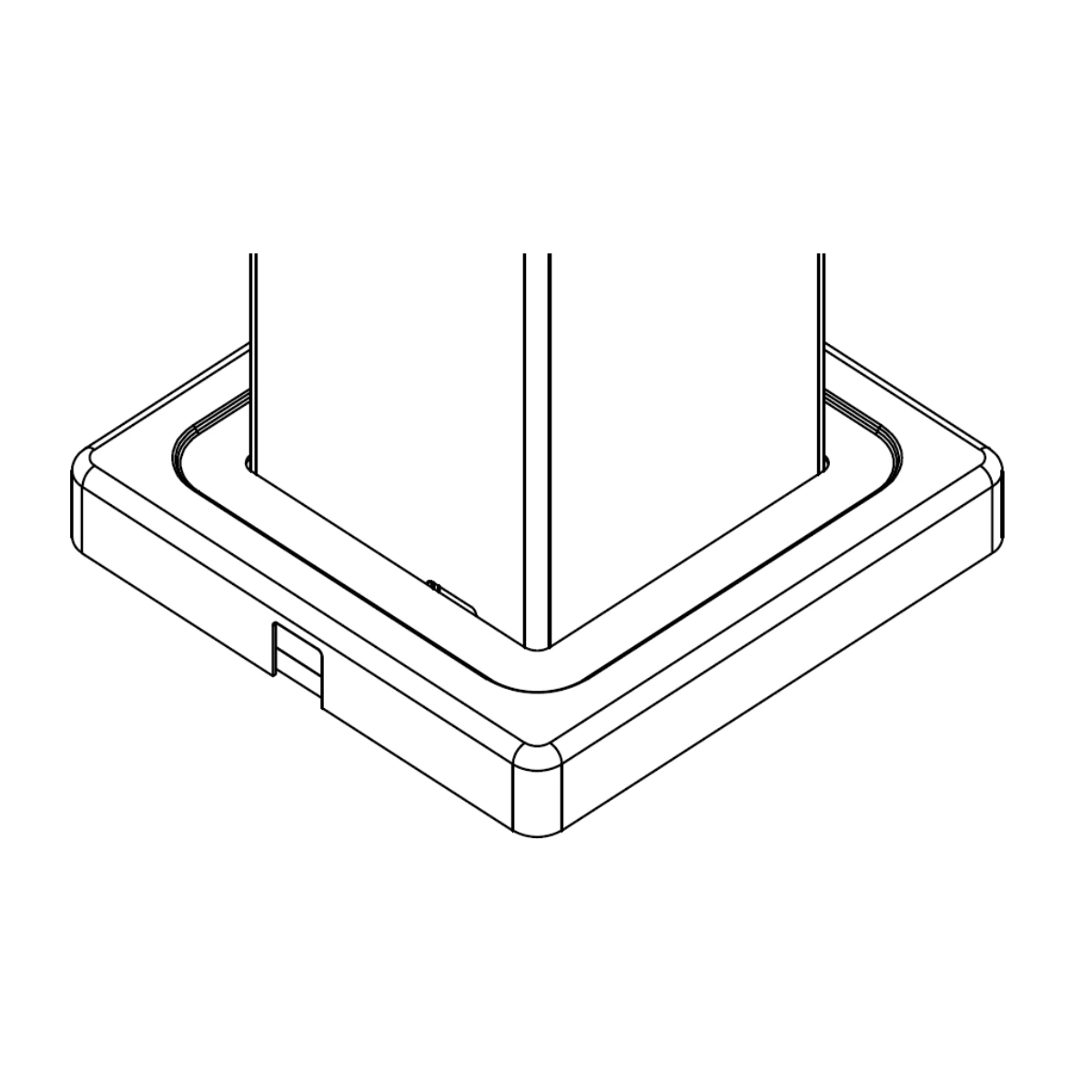 Pergolaris Fuß R - Umlaufend